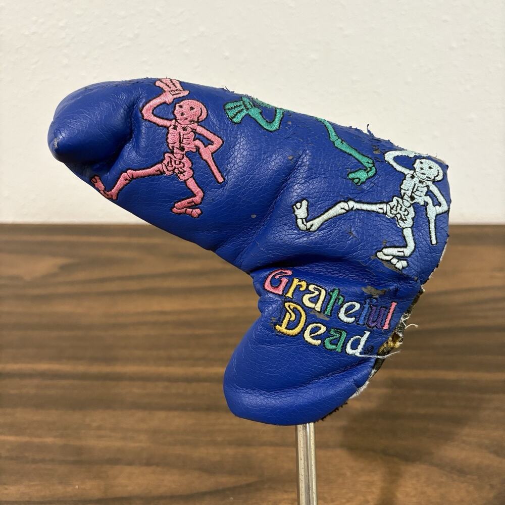 Grateful Dead Golf Putter Headcover Dancing Skeletons Vintage Rock Winning Edge